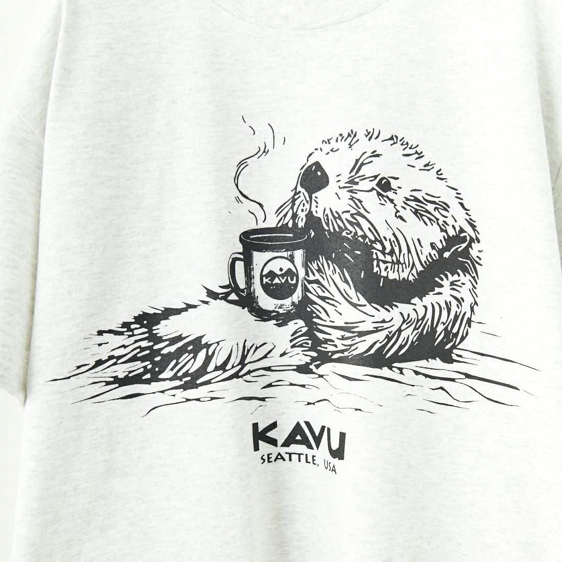 KAVU [カブー] シーオッター Tシャツ [19822259] ASH