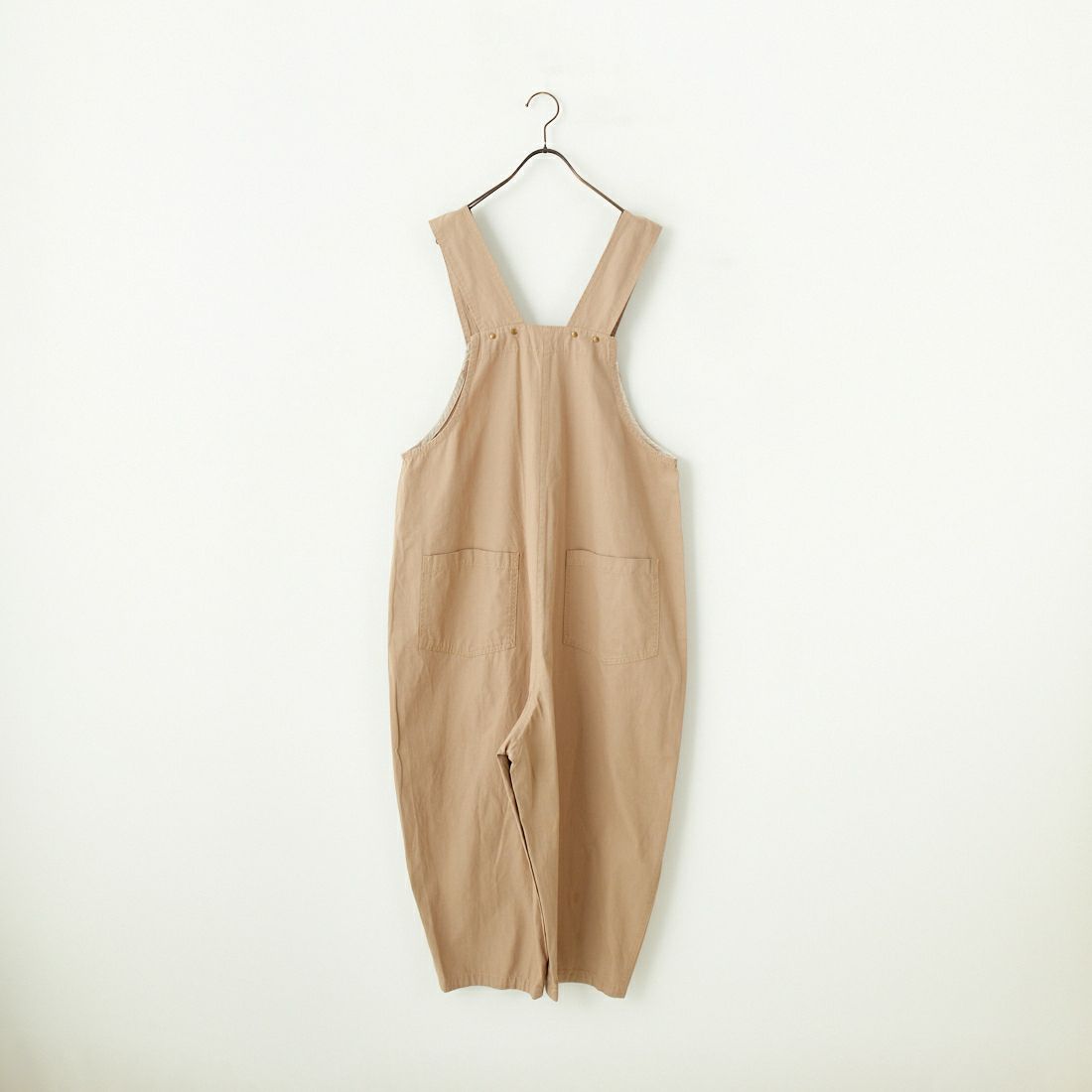 tumugu: [ツムグ] コットンリネンツイル サロペット [TB25113] 10 BEIGE
