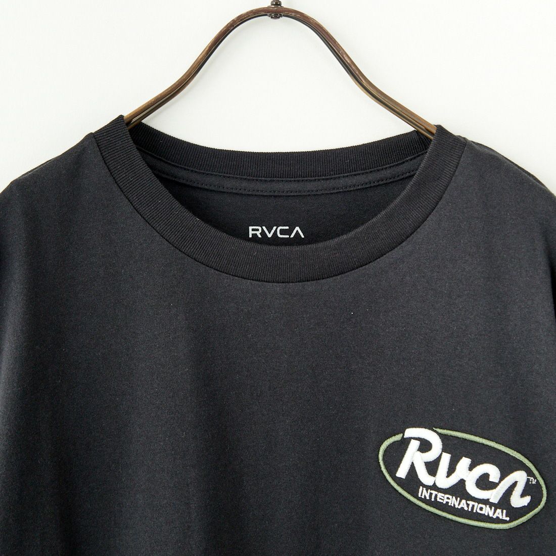 RVCA [ルーカ] RANCHスクリプトロゴショートスリーブTシャツ [BF041-256] BLK