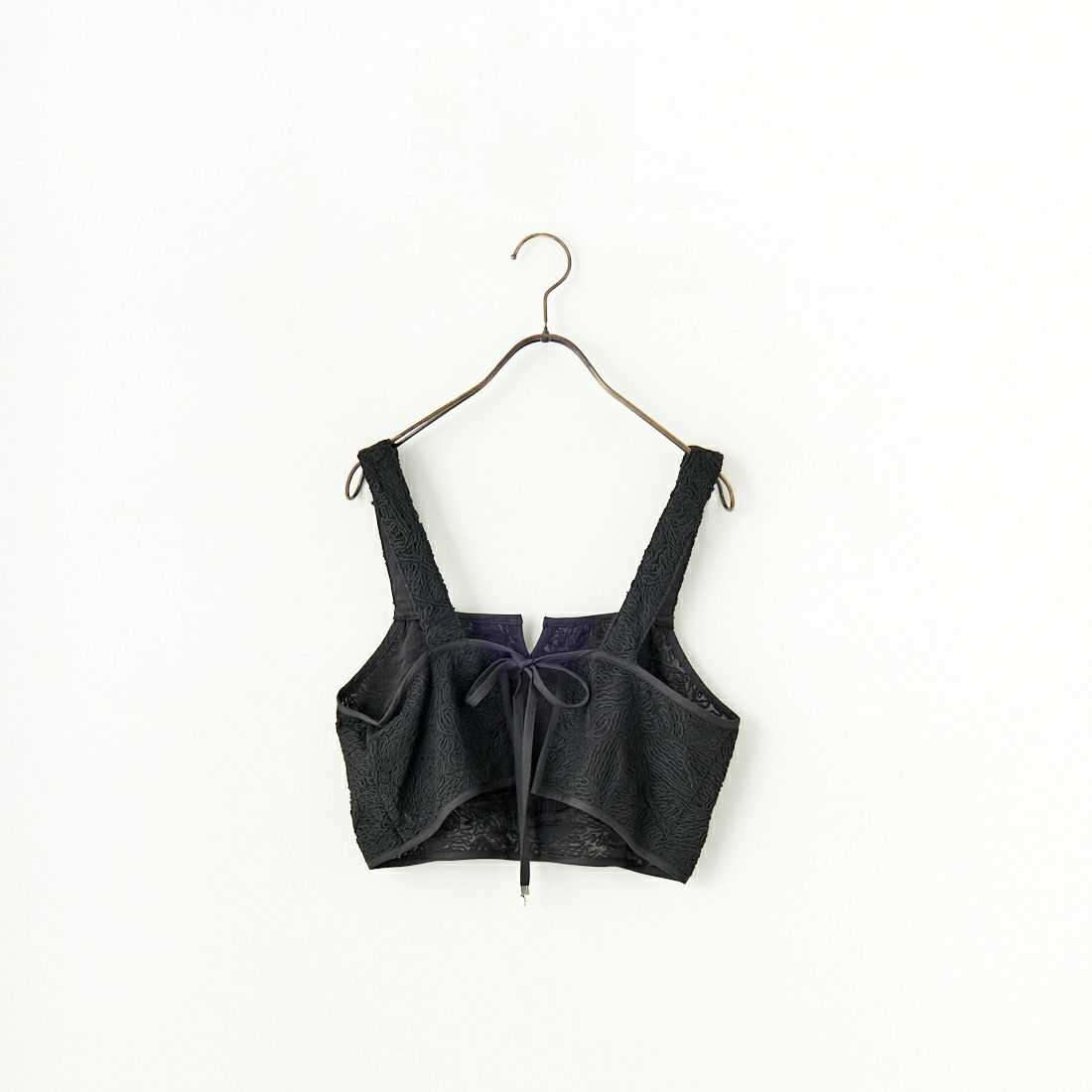 CHIGNON [シニヨン] 刺繍レースキャミソールビスチェ [1651-011KK] BLACK