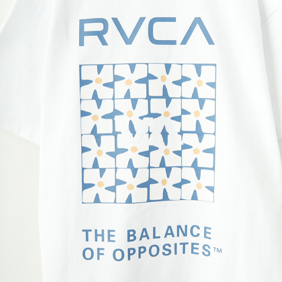 RVCA [ルーカ] デイジーVAボックスロゴ ショートスリーブTシャツ [BF043-211] WHT
