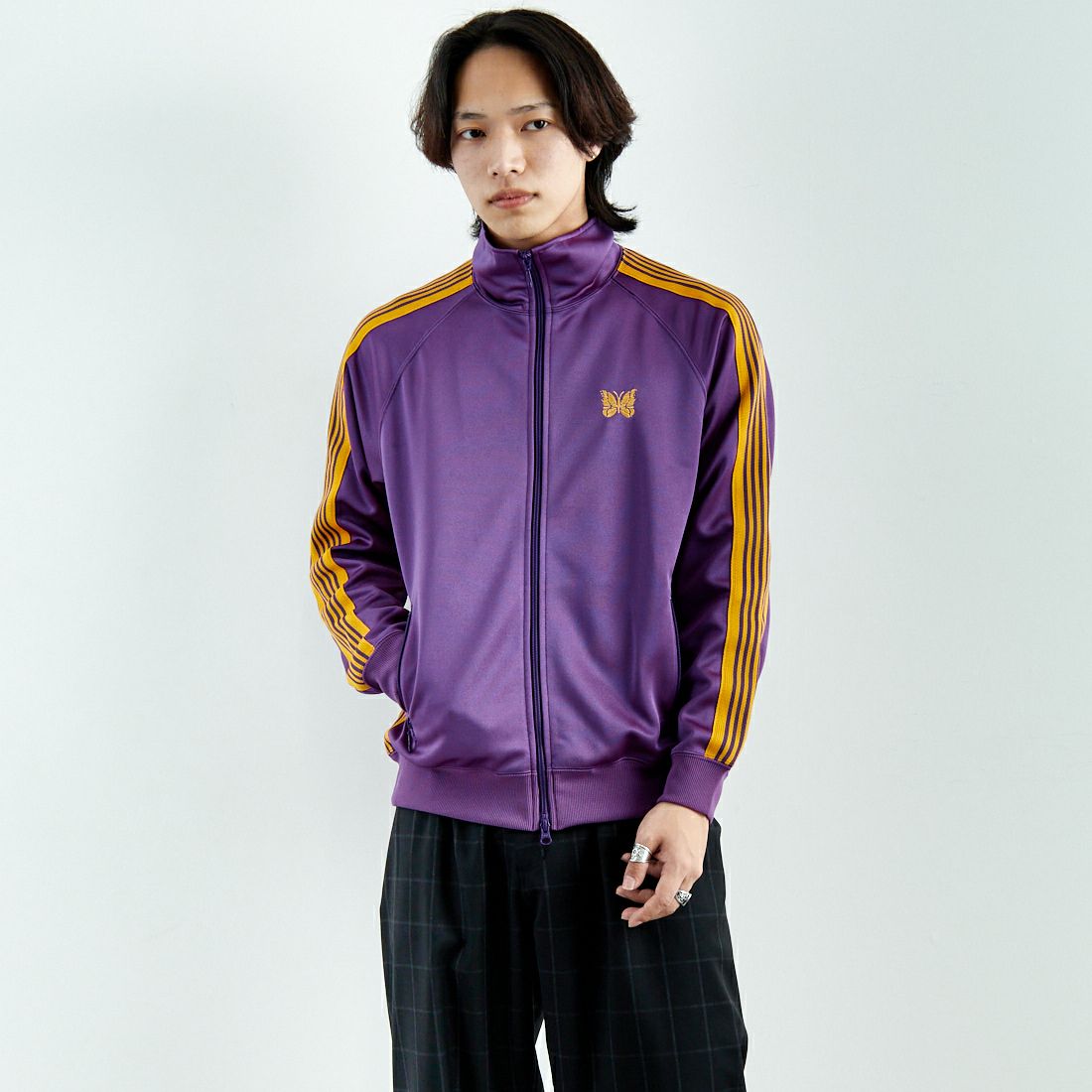 C PURPLE&&モデル身長：179cm 着用サイズ：M&&
