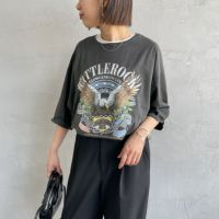 MICA&DEAL [マイカアンドディール] LITTLEROCK プリントTシャツ