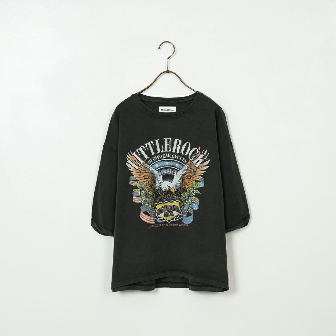MICA&DEAL [マイカアンドディール] LITTLEROCK プリントTシャツ [0125109075] SUMIKURO