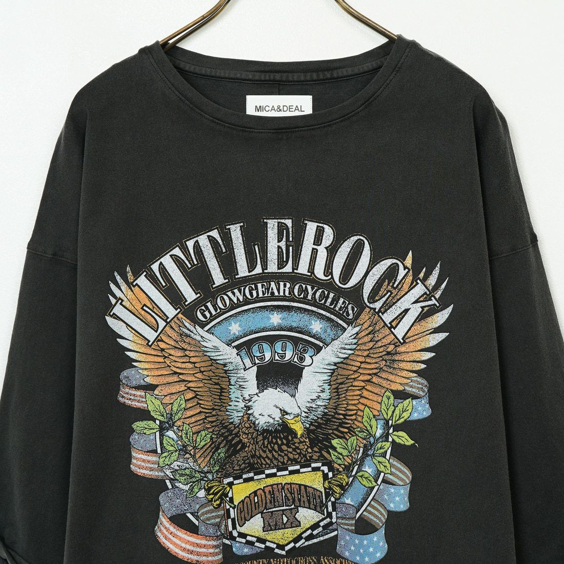 MICA&DEAL [マイカアンドディール] LITTLEROCK プリントTシャツ [0125109075] SUMIKURO