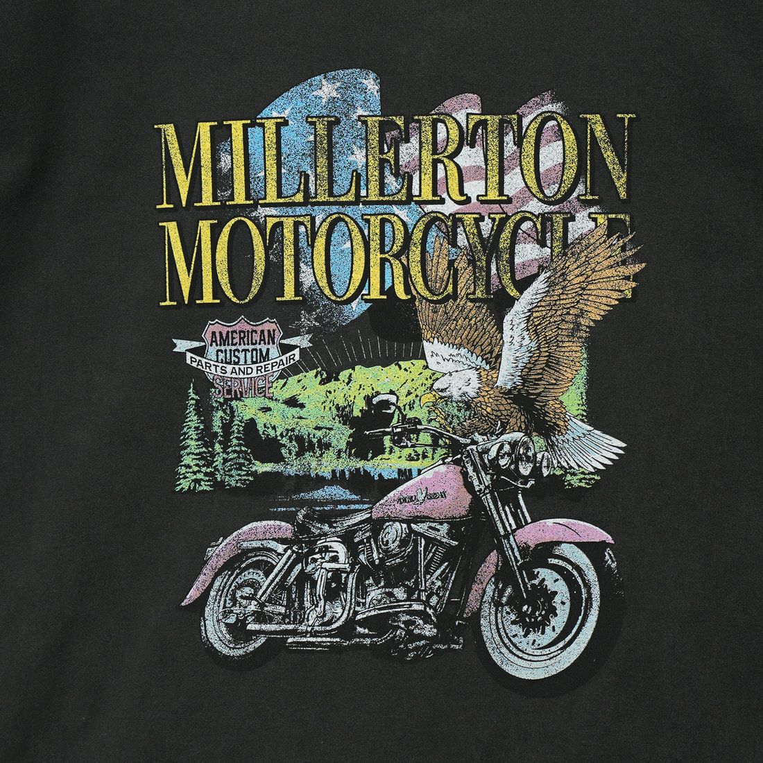 MICA&DEAL [マイカアンドディール] MOTORCYCLE プリントTシャツ [0125109076] SUMIKURO