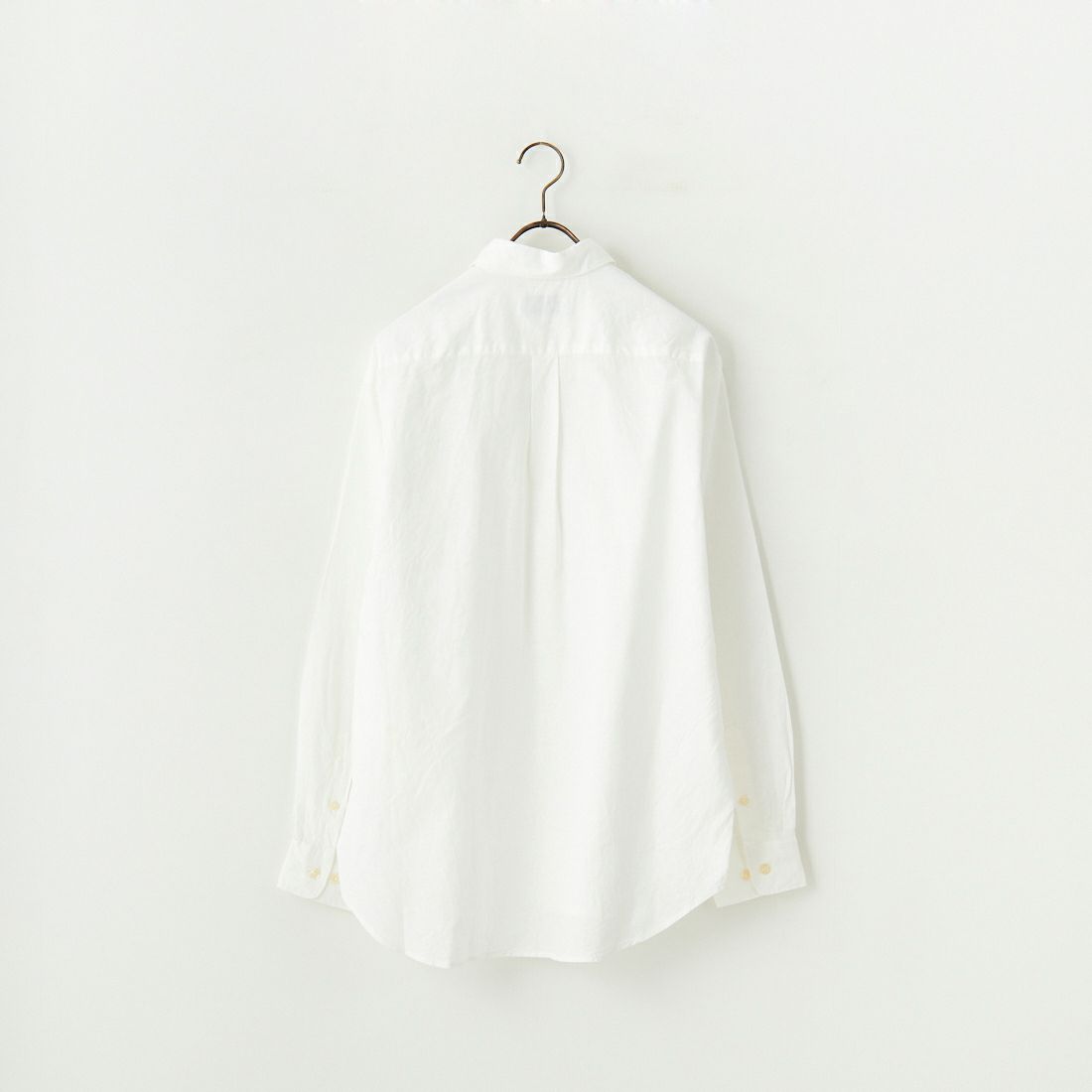 MANUAL ALPHABET [マニュアルアルファベット] コットンリネンルーズフィットシャツ [MA-S-761] WHITE