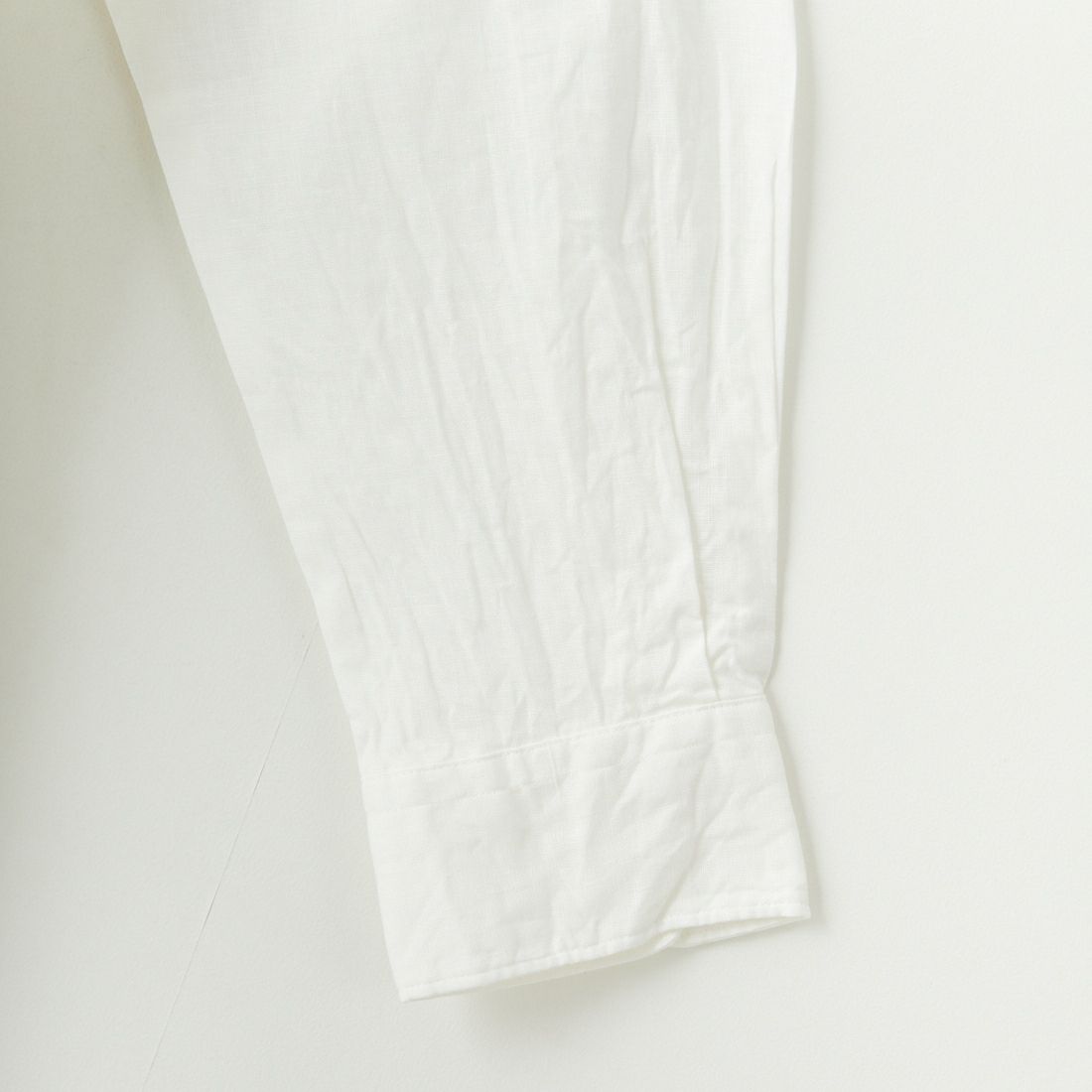 MANUAL ALPHABET [マニュアルアルファベット] コットンリネンルーズフィットシャツ [MA-S-761] WHITE