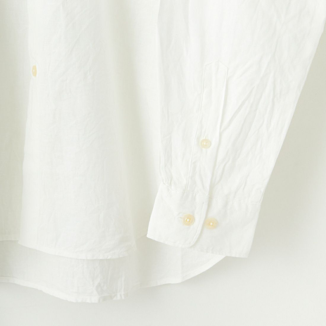 MANUAL ALPHABET [マニュアルアルファベット] コットンリネンルーズフィットシャツ [MA-S-761] WHITE