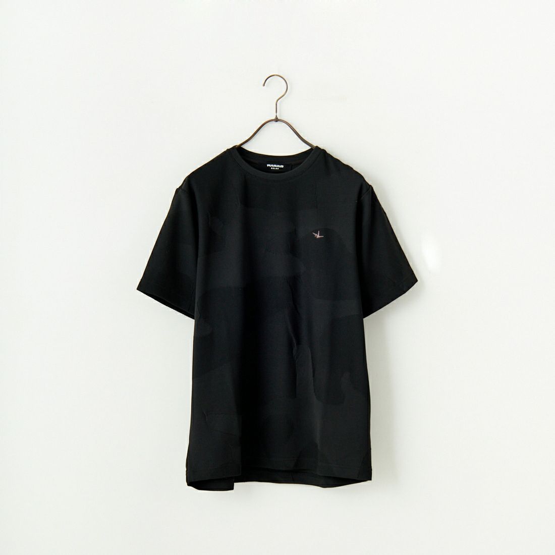 1PIU1UGUALE3 RELAX [ウノ ピゥ ウノ ウグァーレ トレ] ビッグカモジャガードTシャツ [USK-25012] SN200 BLAC