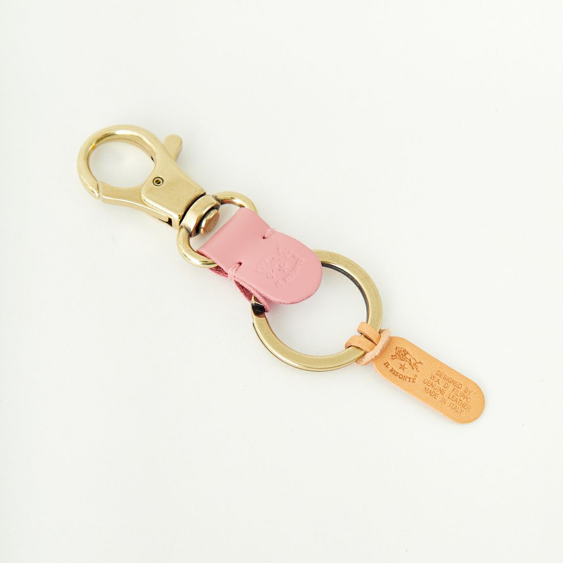 IL BISONTE [イルビゾンテ] レザーキーリング [54252305951] 72 ﾋﾟﾝｸ