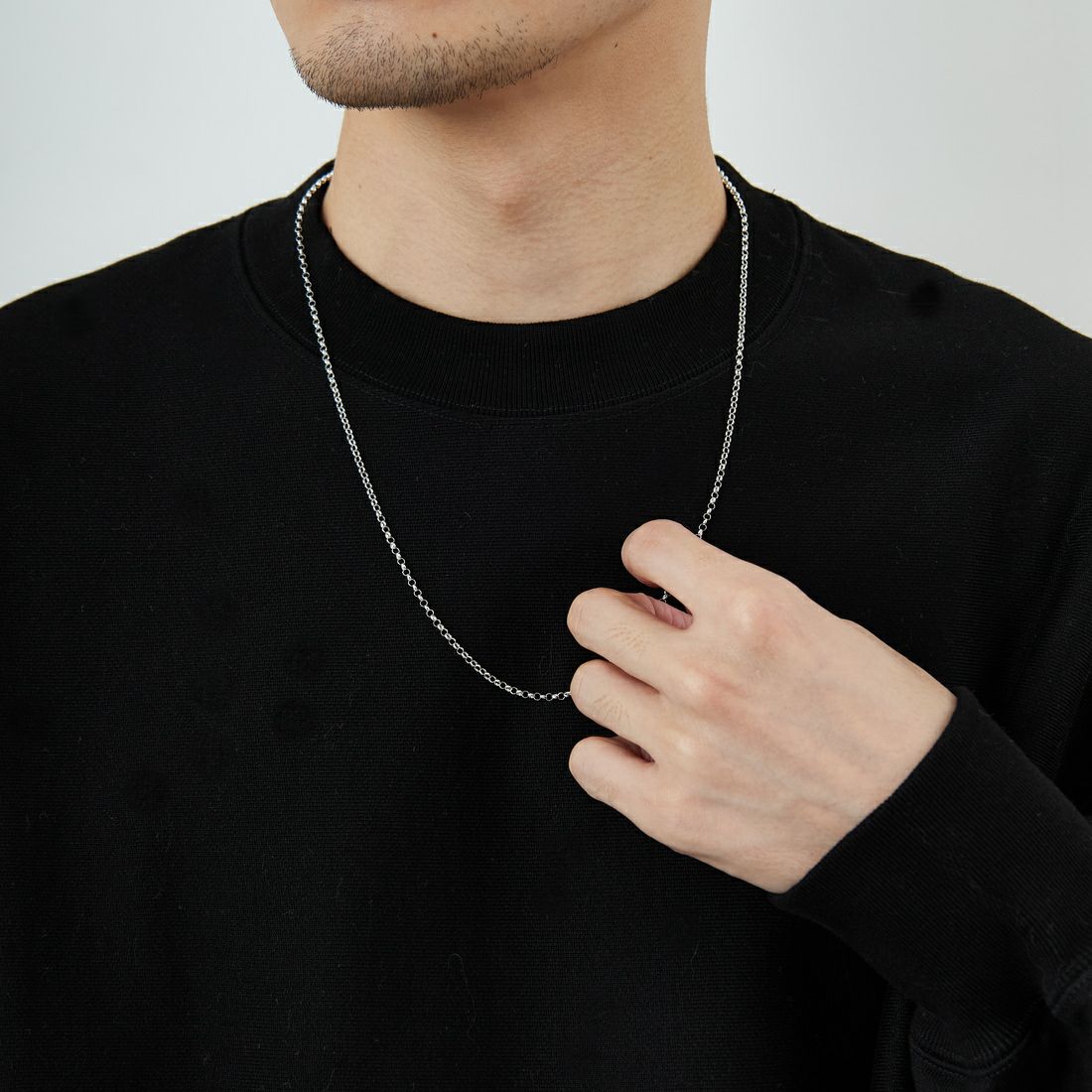 XOLO JEWELRY [ショロジュエリー] ROUND LINKネックレス [XON040-60] SILVER