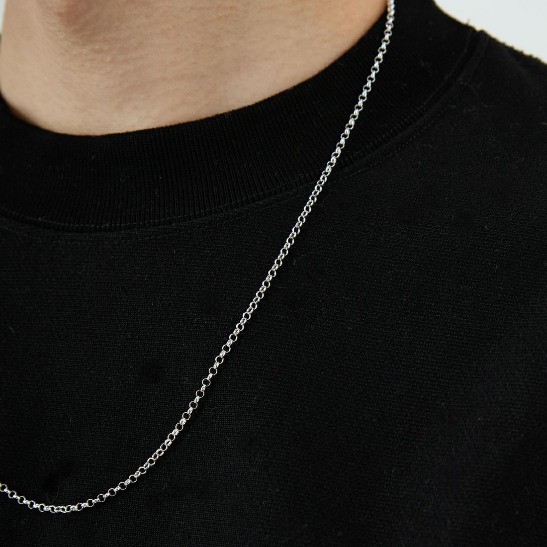 XOLO JEWELRY [ショロジュエリー] ROUND LINKネックレス [XON040-60] SILVER
