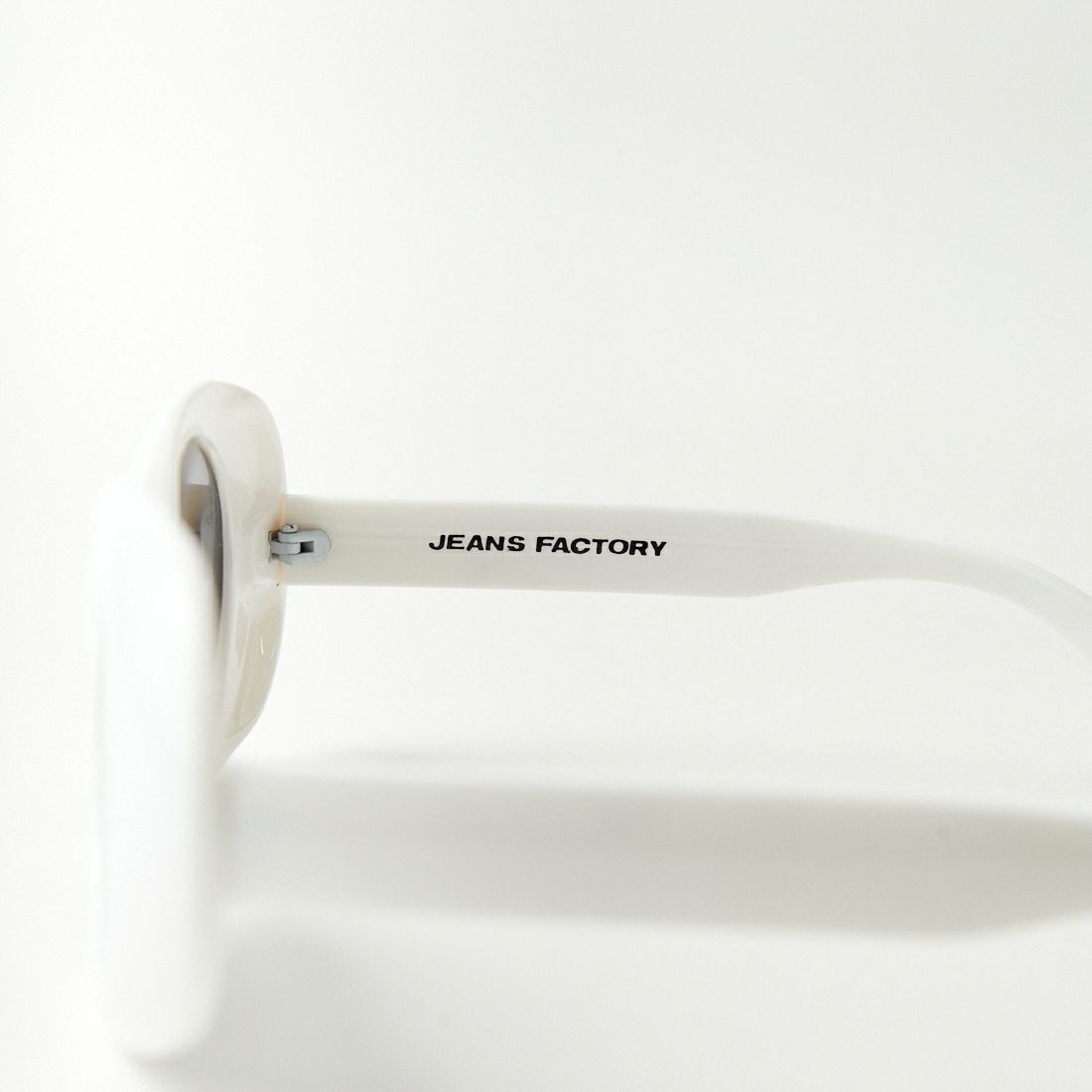 JEANS FACTORY [ジーンズファクトリー] セルフレームラウンドサングラス [1303] WHT/SM