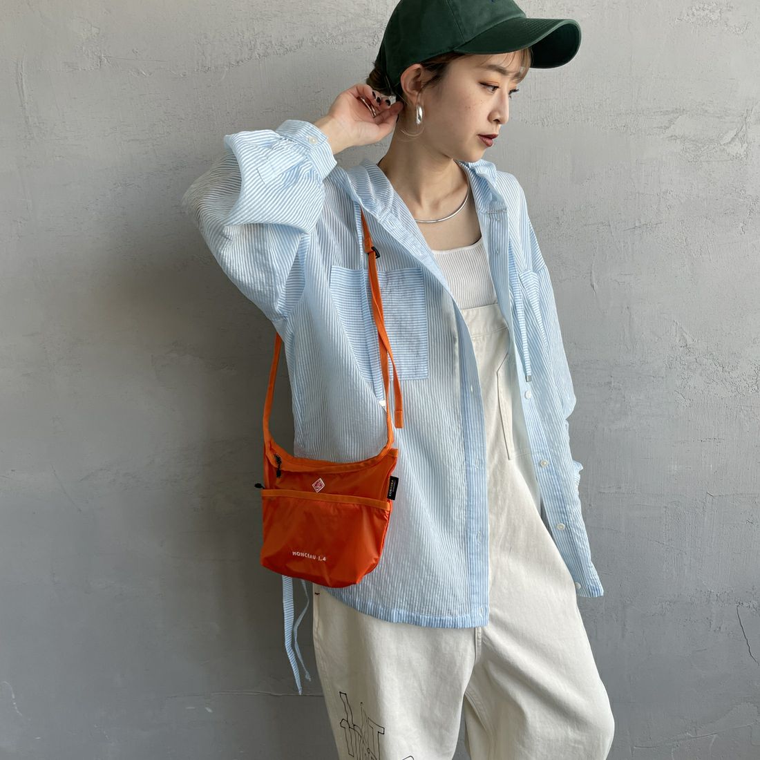 DANTON [ダントン] ナイロン サコッシュ [MONCEAU-14] ORANGE