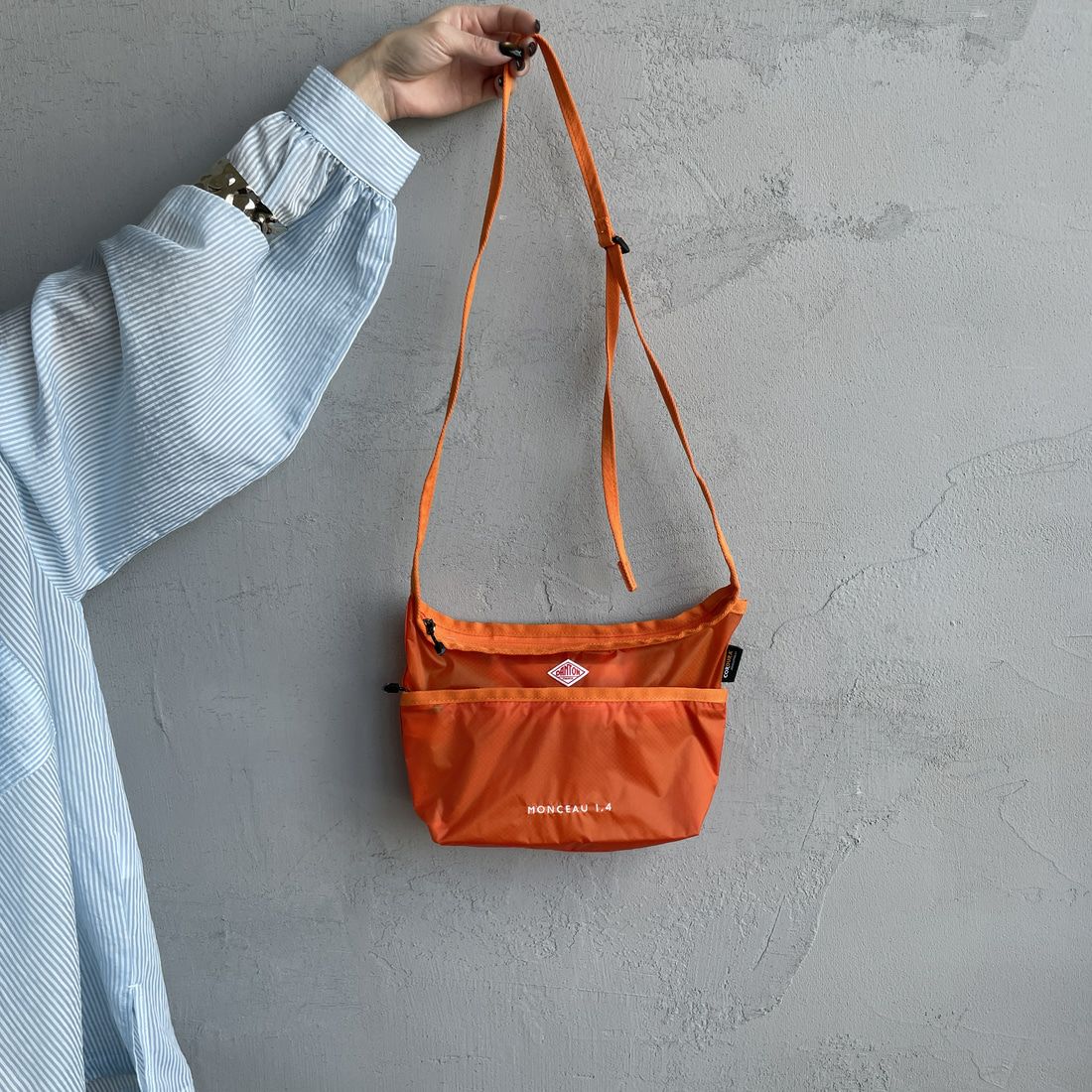 DANTON [ダントン] ナイロン サコッシュ [MONCEAU-14] ORANGE
