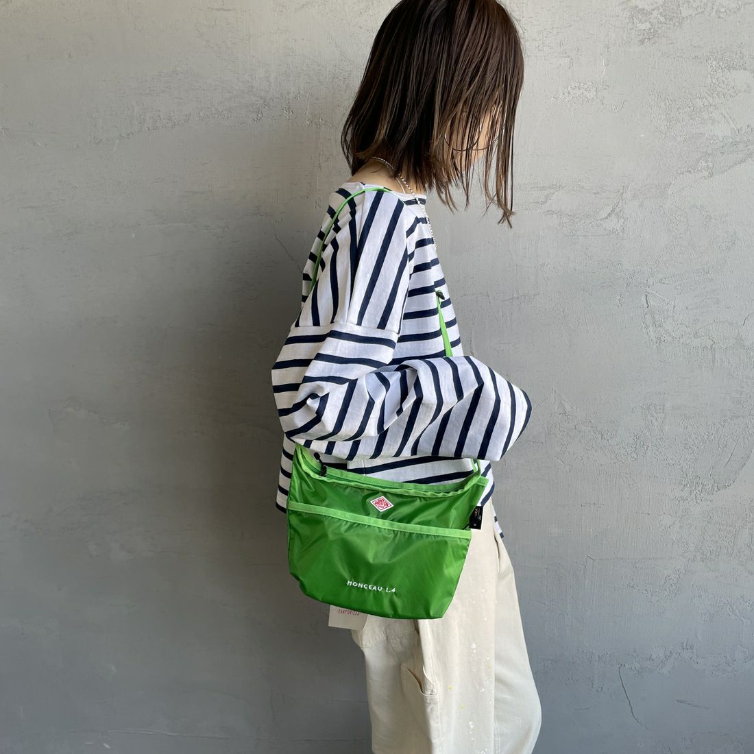 DANTON [ダントン] ナイロン サコッシュ [MONCEAU-14] APPLE GREE