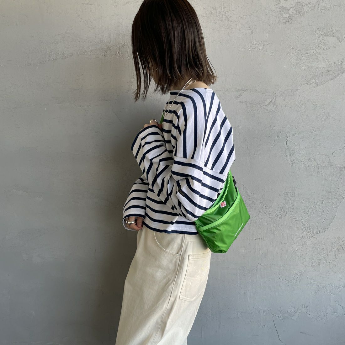 DANTON [ダントン] ナイロン サコッシュ [MONCEAU-14] APPLE GREE