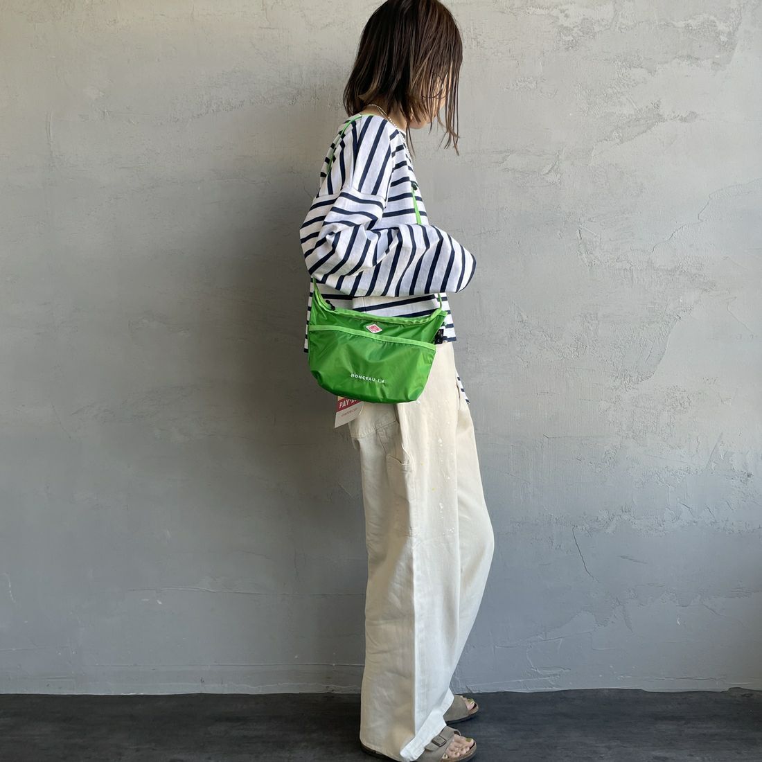 DANTON [ダントン] ナイロン サコッシュ [MONCEAU-14] APPLE GREE