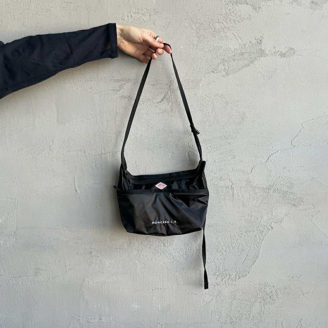 DANTON [ダントン] ナイロン サコッシュ [MONCEAU-14] BLACK