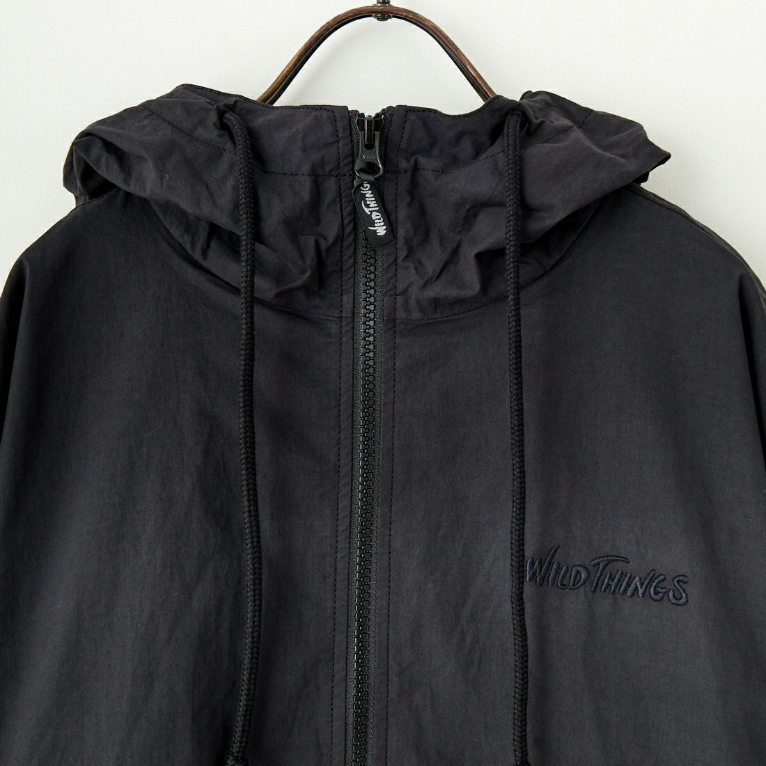 WILD THINGS [ワイルドシングス] ルーラルフードジャケット [WTL251-06] BLACK