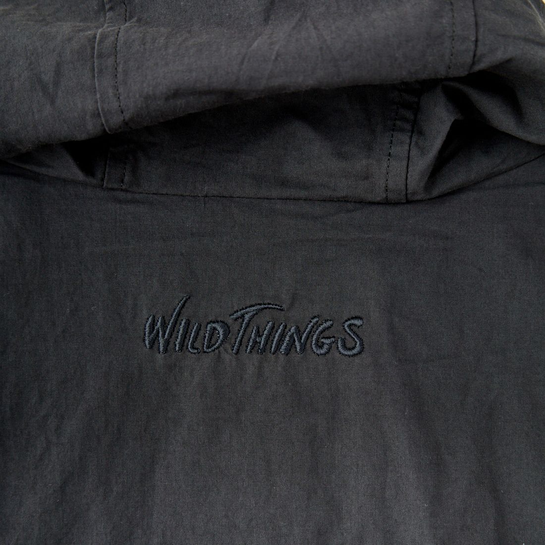 WILD THINGS [ワイルドシングス] ルーラルフードジャケット [WTL251-06] BLACK