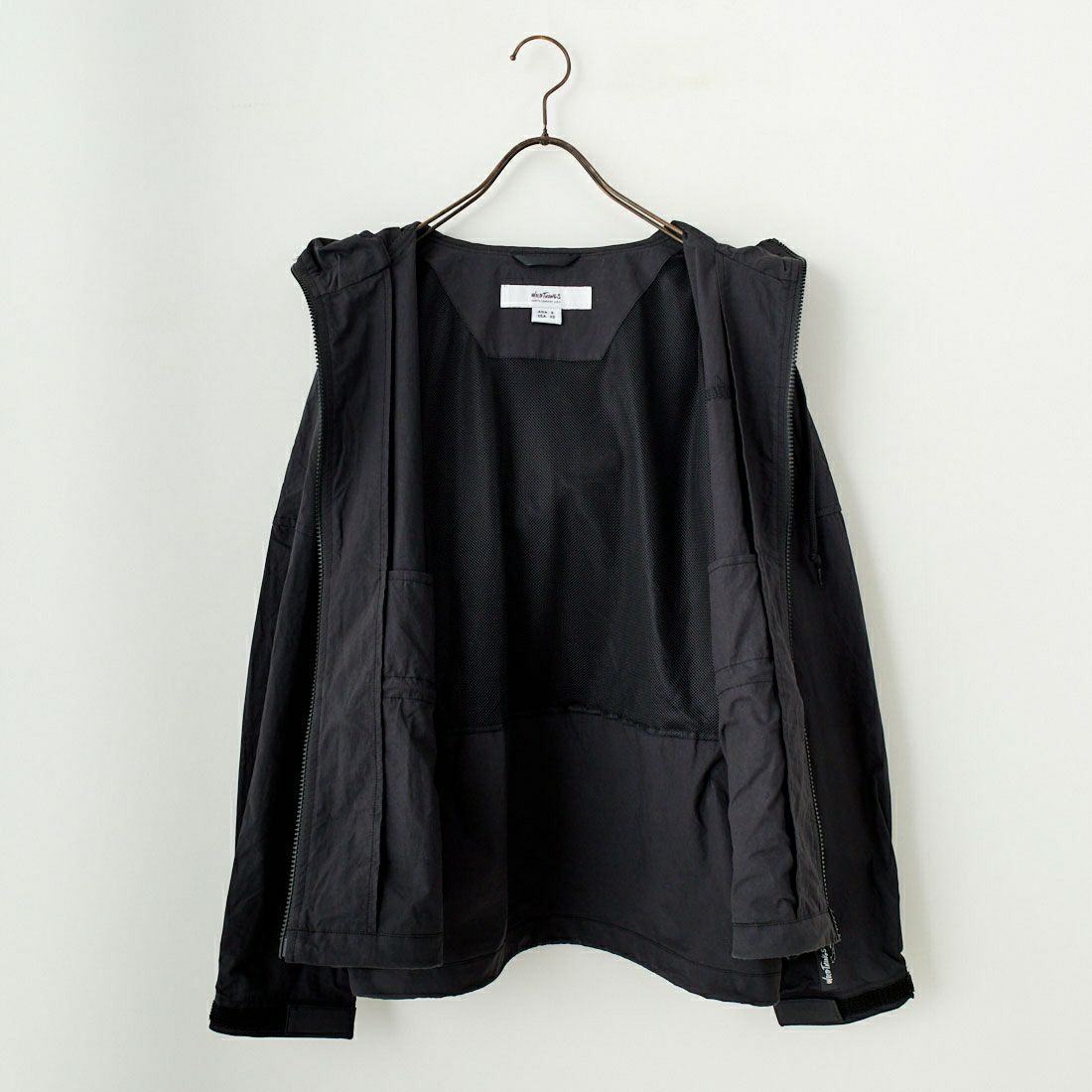 WILD THINGS [ワイルドシングス] ルーラルフードジャケット [WTL251-06] BLACK