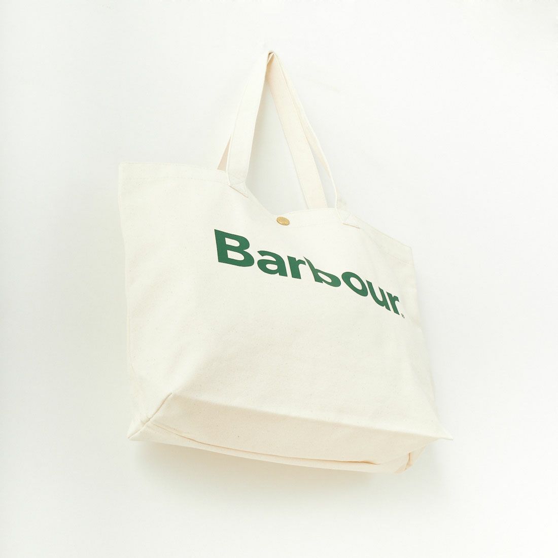 Barbour [バブアー] ロゴトートバッグ [UBA0733] ECRU/GREEN
