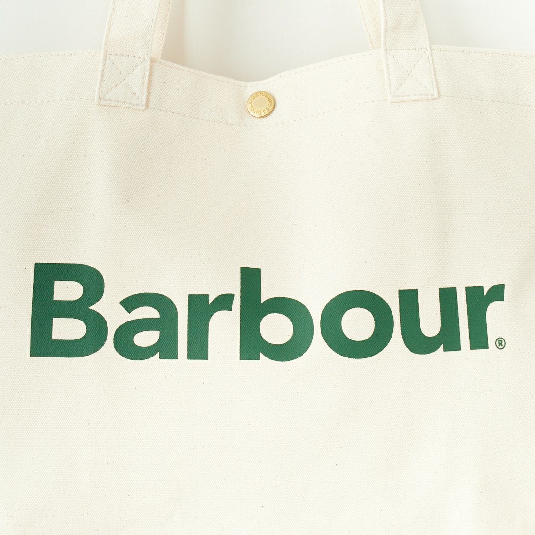 Barbour [バブアー] ロゴトートバッグ [UBA0733] ECRU/GREEN