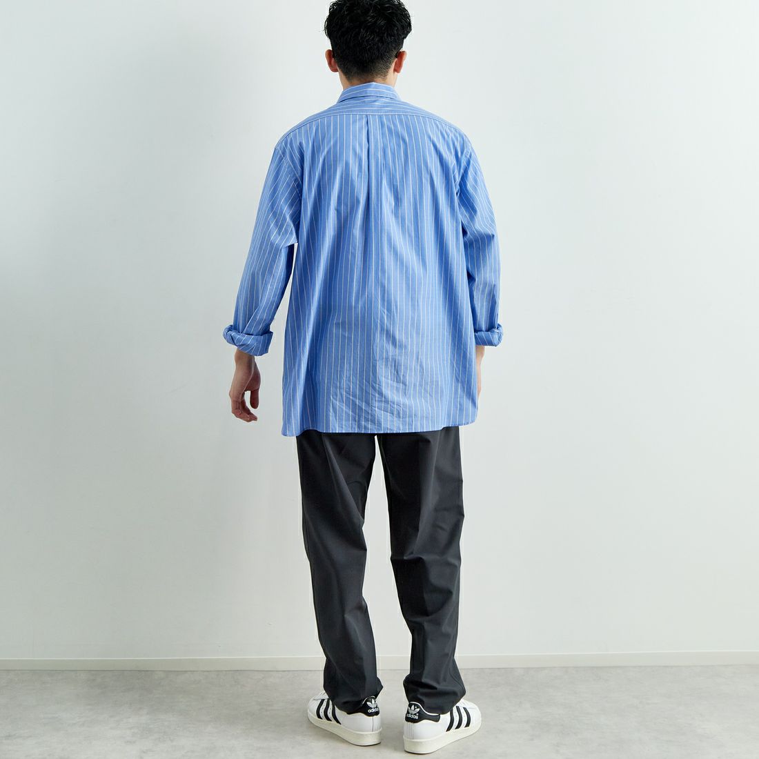 MIZUNO [ミズノ] 別注 エアリーベントパンツ [B2JFCW05-JF] ｱｯｼｭｸﾞﾚｰ &&モデル身長：168cm 着用サイズ：M&&