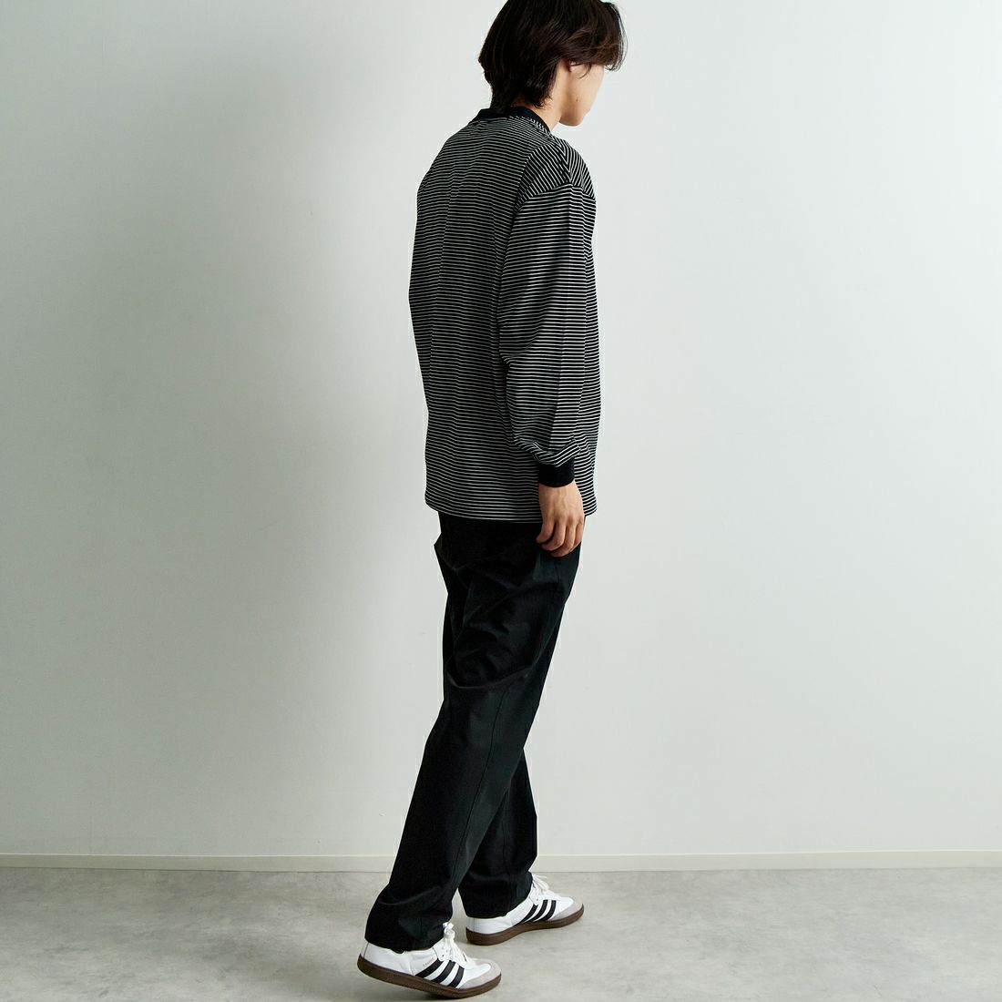 MIZUNO [ミズノ] 別注 エアリーベントパンツ [B2JFCW05-JF] ｱｯｼｭﾌﾞﾗｯｸ &&モデル身長：179cm 着用サイズ：XL&&
