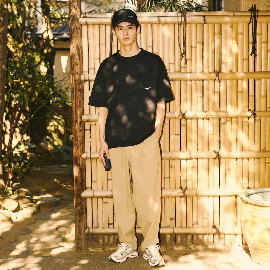 MIZUNO [ミズノ] 別注 ヘビーオンスTeeシャツ [B2JACW05-JF] ﾌﾞﾗｯｸ