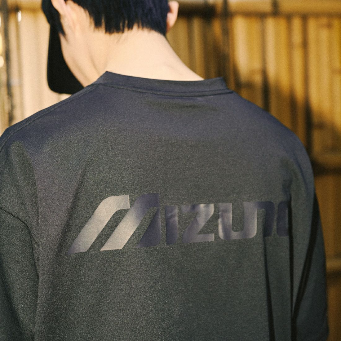 MIZUNO [ミズノ] 別注 ヘビーオンスTeeシャツ [B2JACW05-JF] ﾌﾞﾗｯｸ