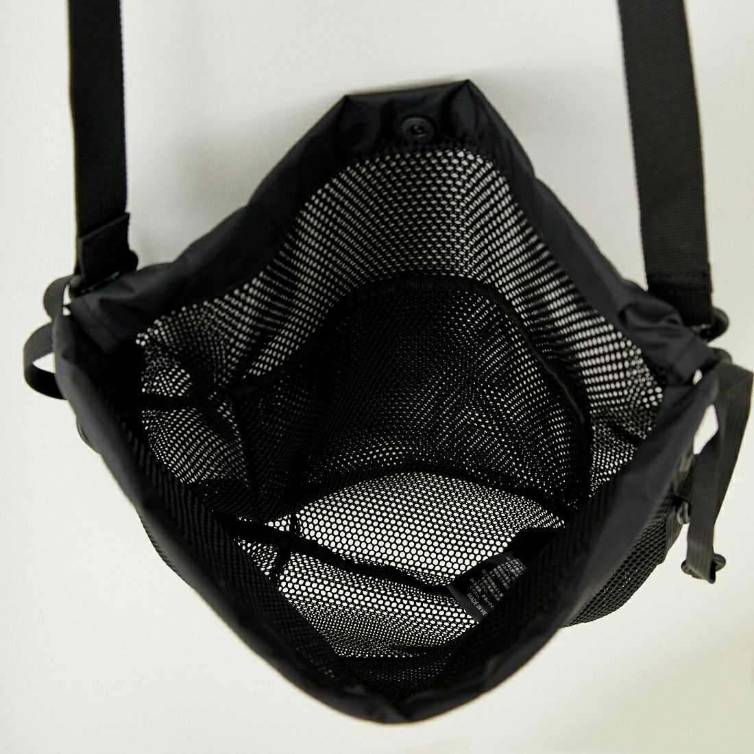 BAICYCLON by bagjack [バイシクロン バイ バッグジャック] メッシュ ドローストリングバッグ [BCL-47] BLACK