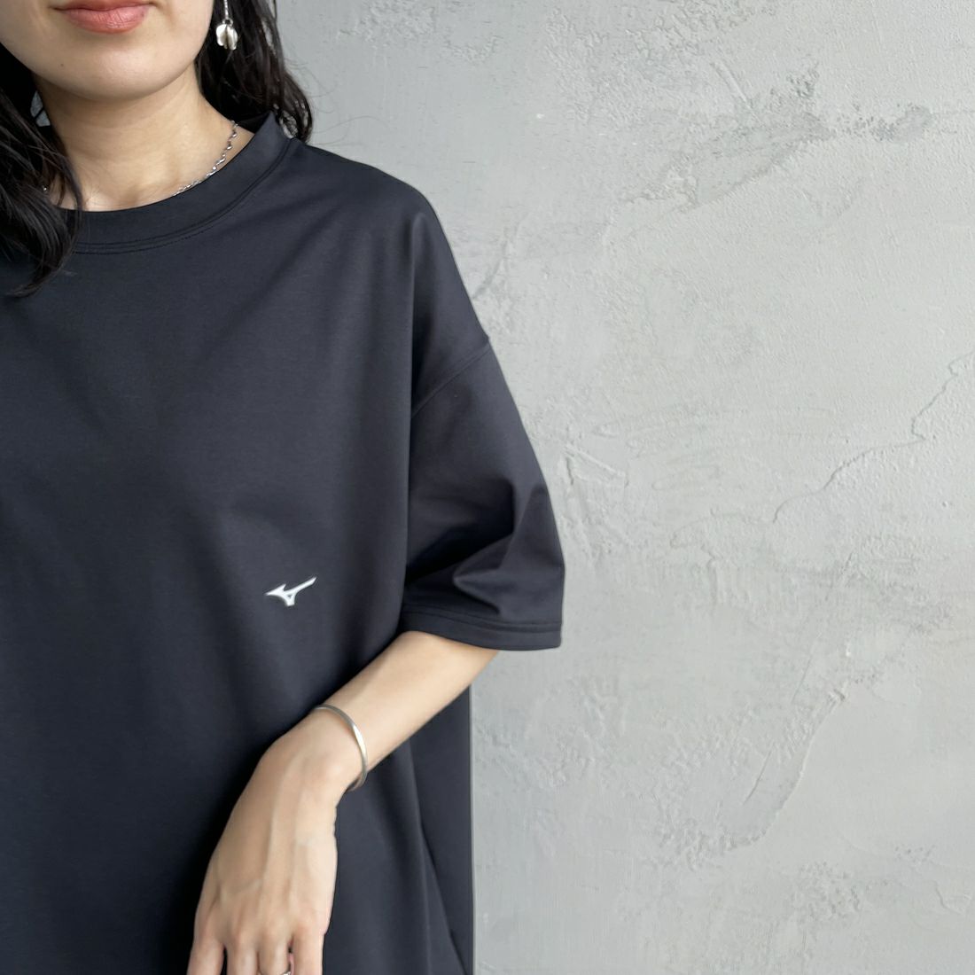 MIZUNO [ミズノ] 別注 ヘビーオンスTeeシャツ [B2JACW05-JF] ﾌﾞﾗｯｸ