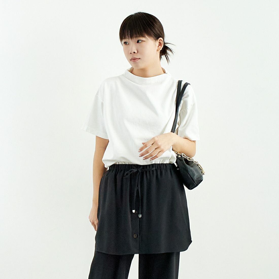 WHITE&&モデル身長：167cm 着用サイズ：F&&
