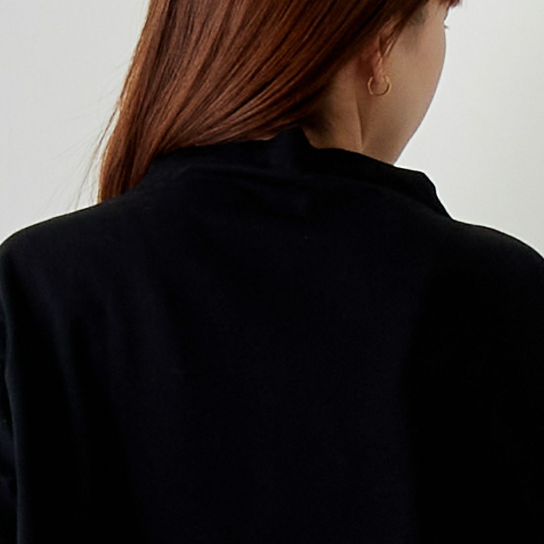 Commencement [コメンスメント] ボトルネックショートスリーブTシャツ [C-187] BLACK