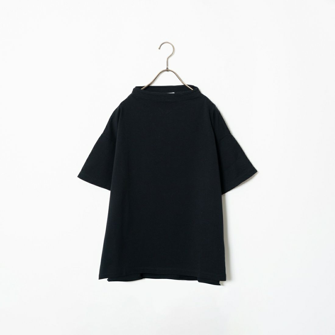 Commencement [コメンスメント] ボトルネックショートスリーブTシャツ [C-187] BLACK