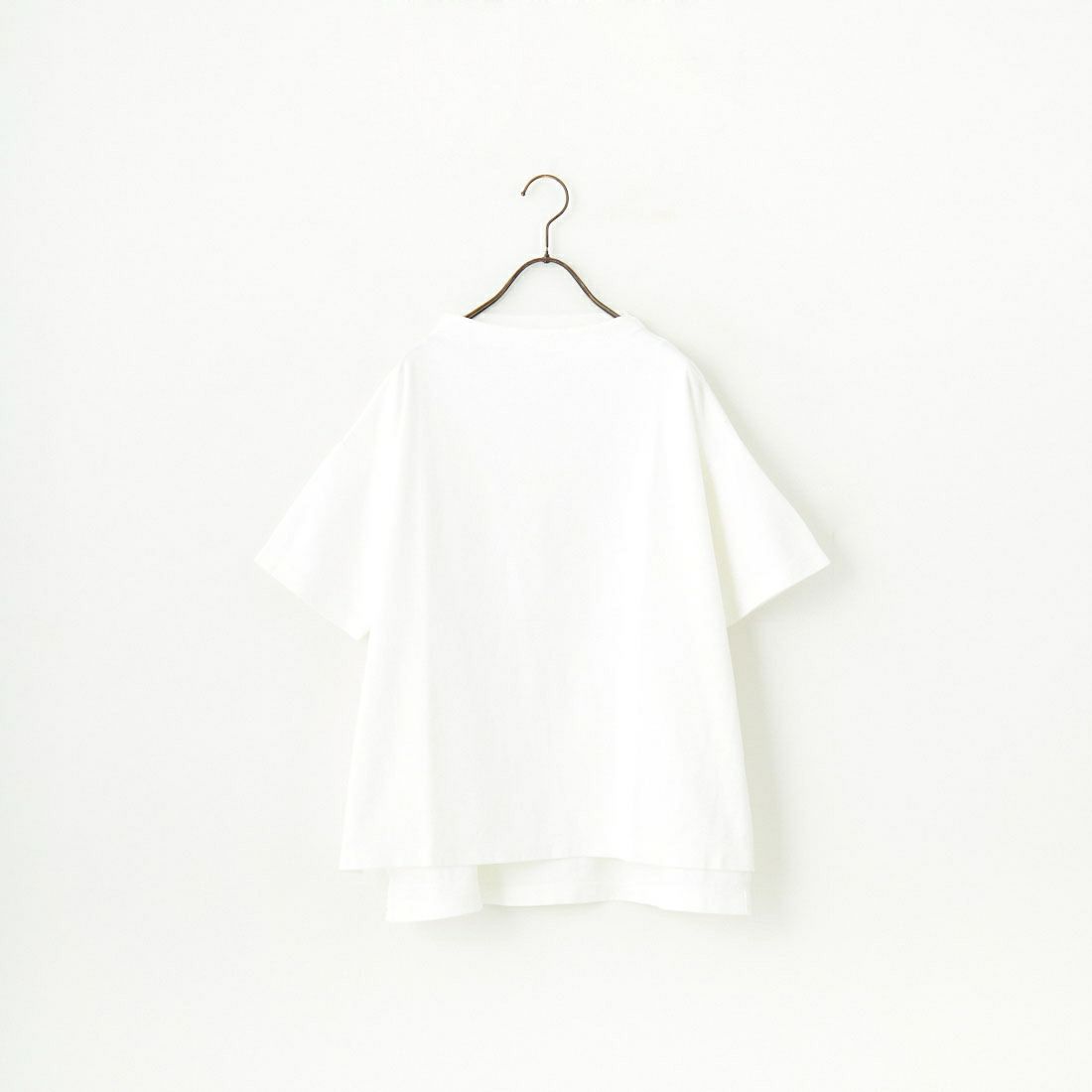 Commencement [コメンスメント] ボトルネックショートスリーブTシャツ [C-187] WHITE