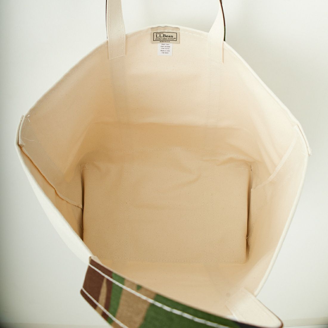 L.L.BEAN [エルエルビーン] ボート・アンド・トート・バッグ ラージ [526245] NAT/CAMO