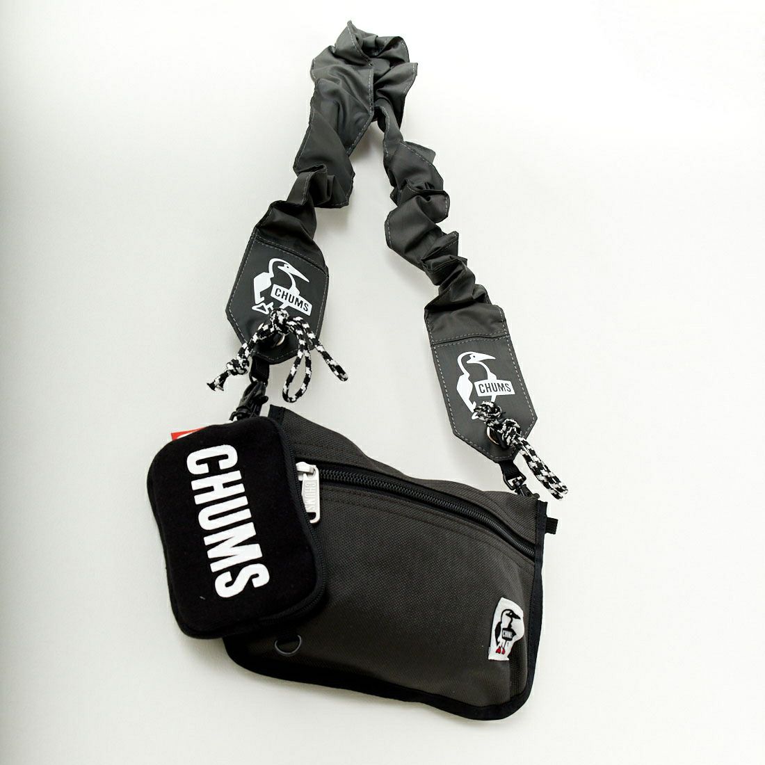 CHUMS [チャムス] ウエアラブルスリングショルダーバッグスウェットナイロン [CH60-3880] K018 BK/CH