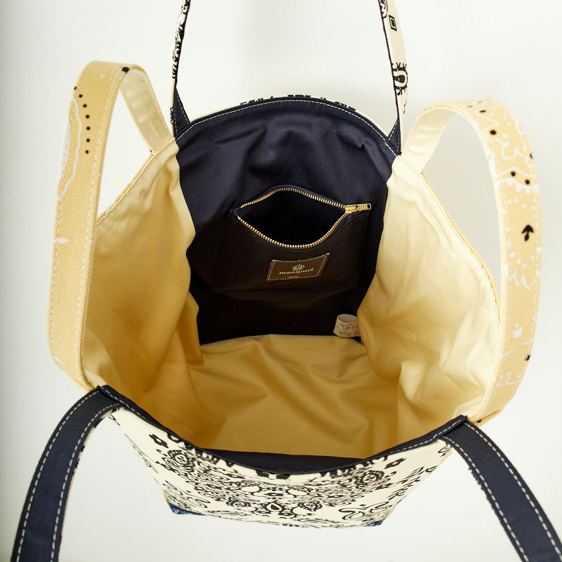 manipuri [マニプリ] 帆布MIX2wayトートバッグ [0151252910] 15 O.WHITE
