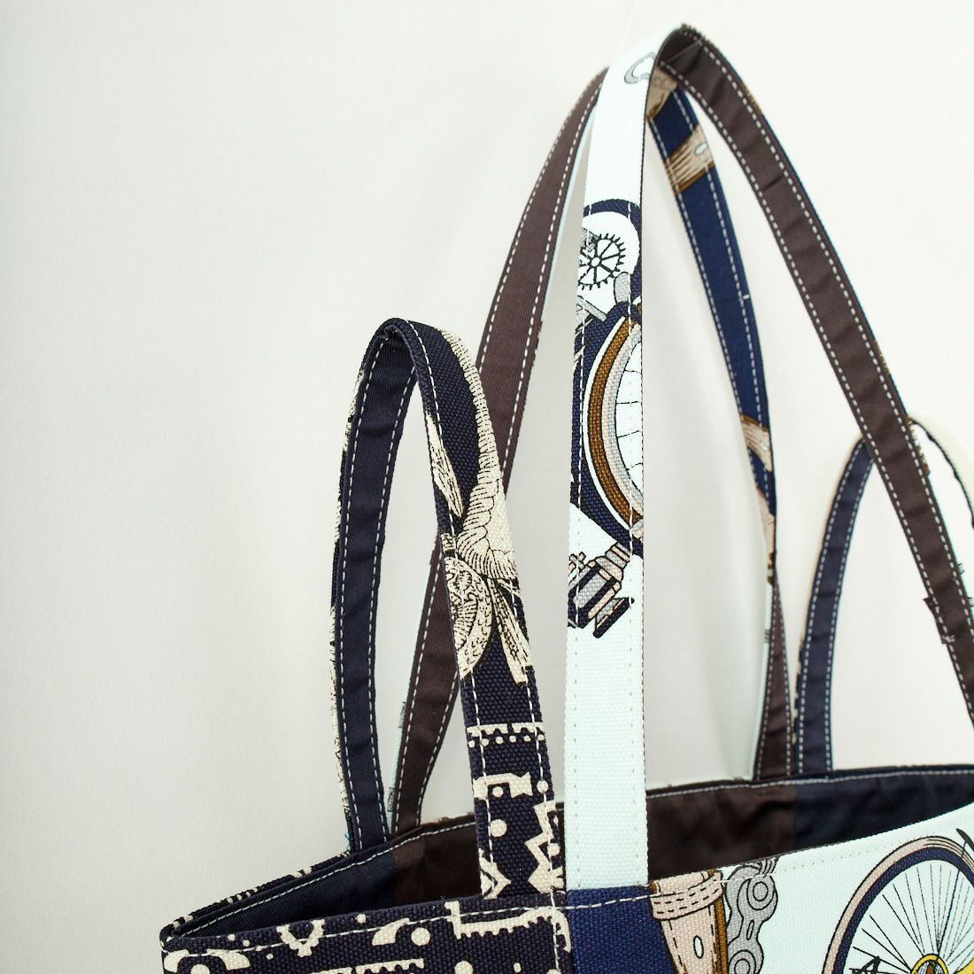 manipuri [マニプリ] 帆布MIX2wayトートバッグ [0151252912] 40 NAVY