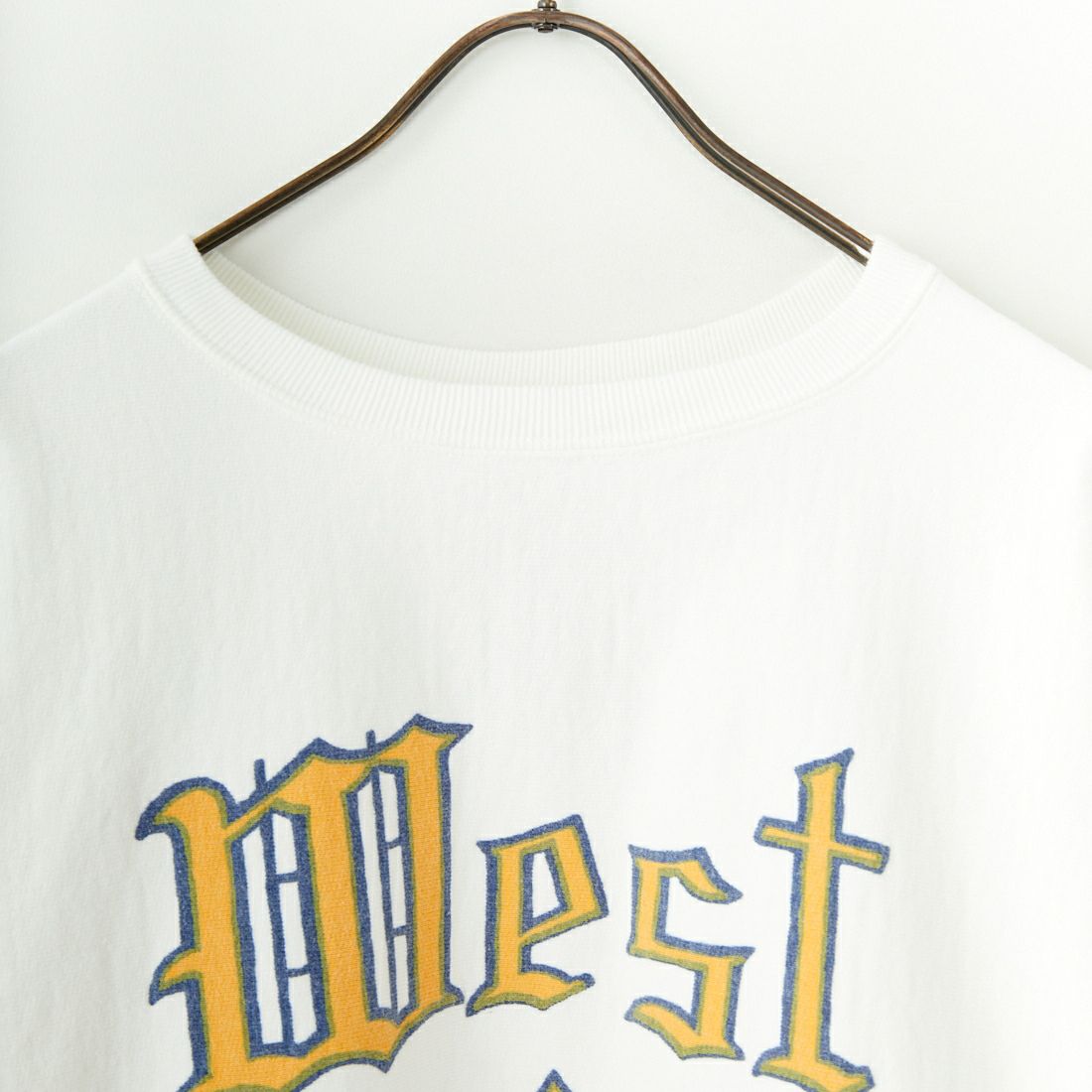 BOW WOW [バウワウ] WEST POINT ロゴ スウェットシャツ [BW251-WPLSS] WHITE