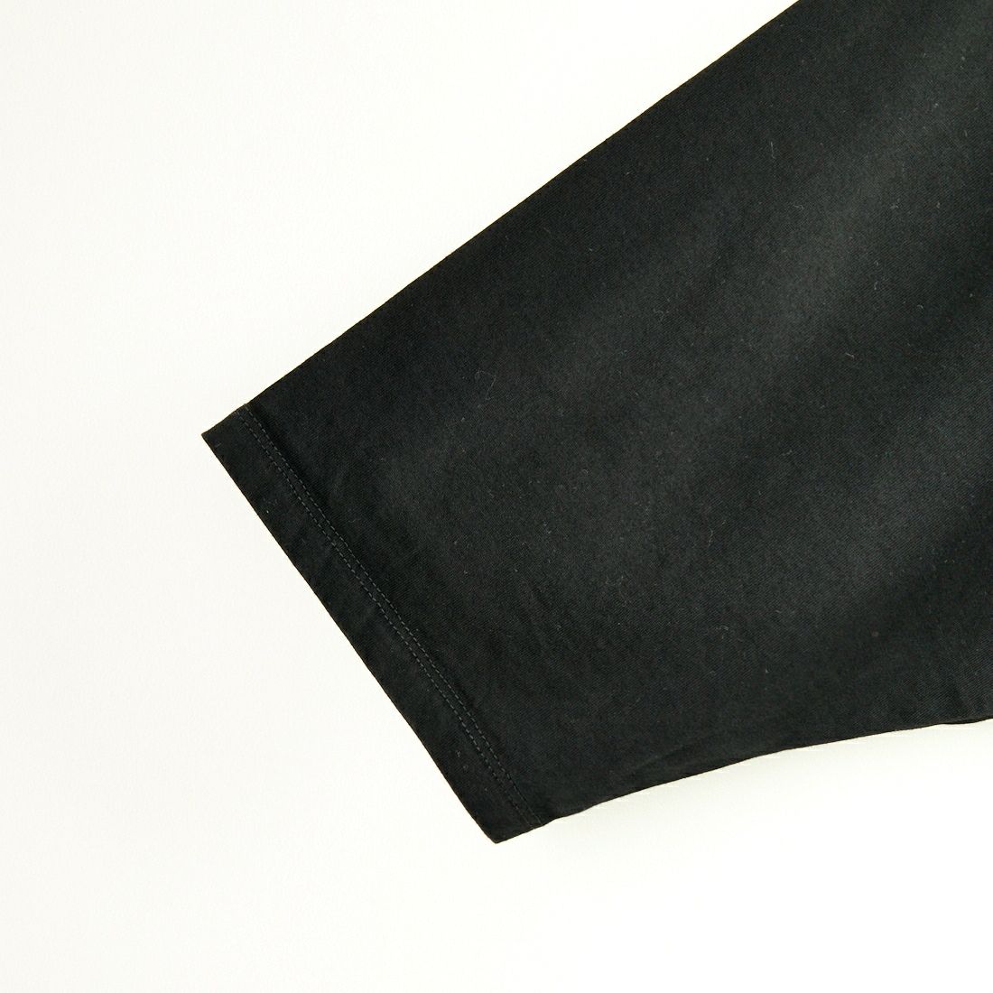 Commencement [コメンスメント] ローネック七分袖Tシャツ [C-186] BLACK