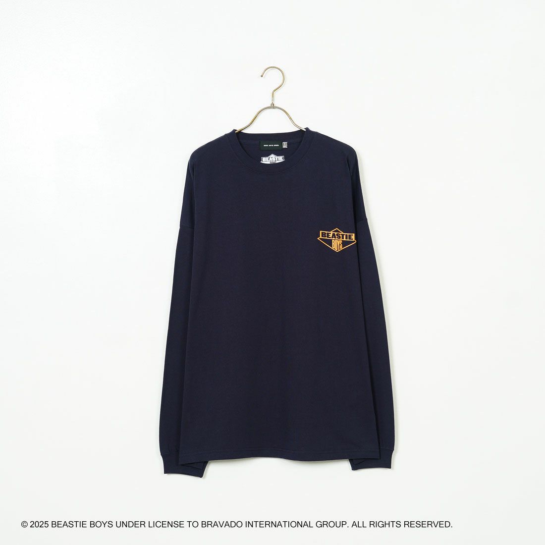 GOOD ROCK SPEED [グッドロックスピード] BEASTIE BOYS NAME ロングスリーブTシャツ [25BEA001W] NAVY