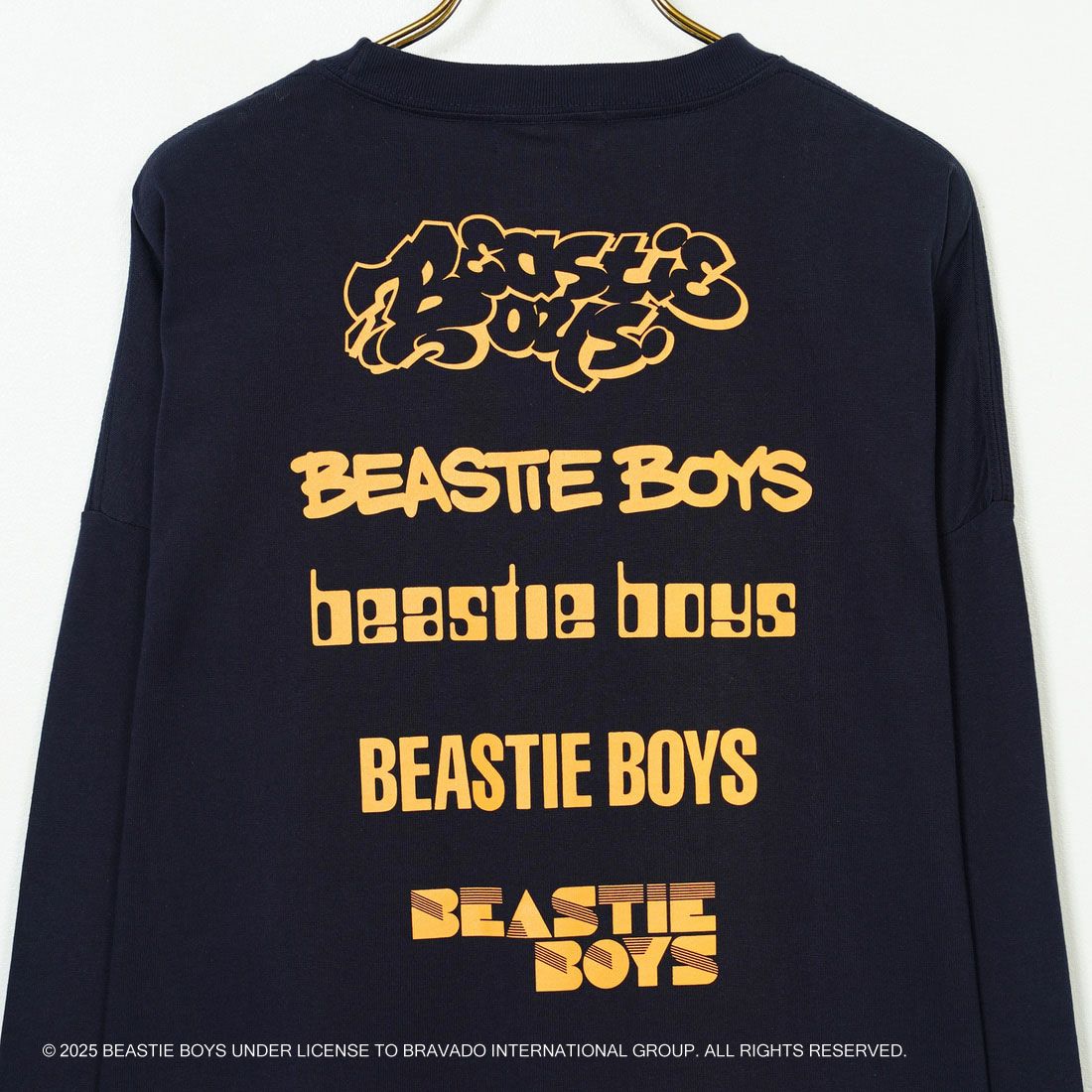 GOOD ROCK SPEED [グッドロックスピード] BEASTIE BOYS NAME ロングスリーブTシャツ [25BEA001W] NAVY