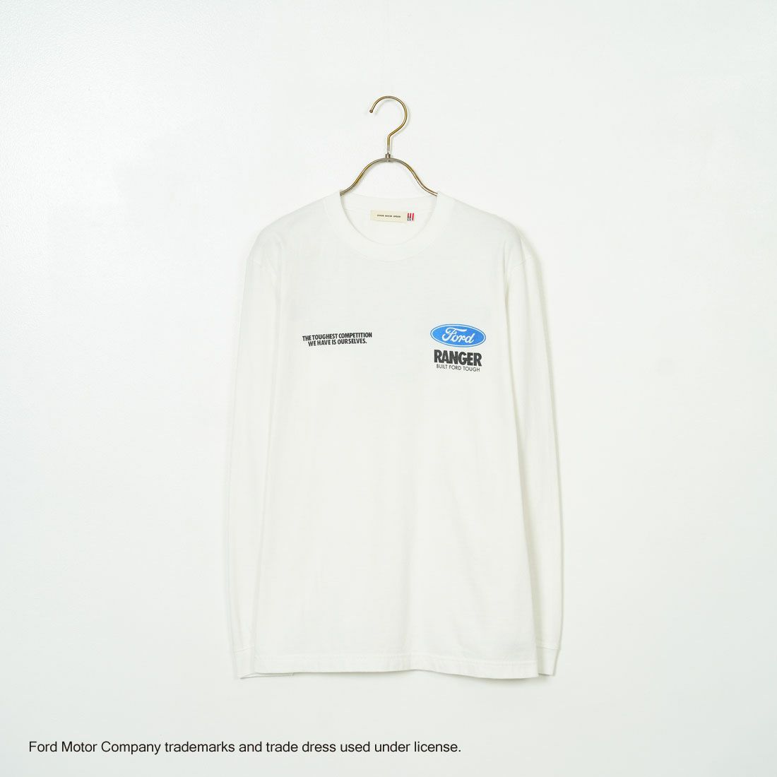GOOD ROCK SPEED [グッドロックスピード] FORD LOGO ロングスリーブTシャツ [25FOD001W] WHITE