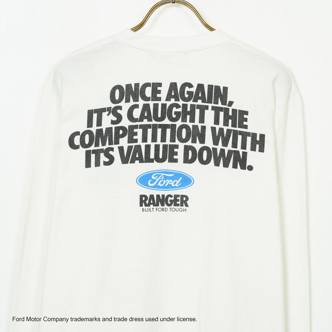 GOOD ROCK SPEED [グッドロックスピード] FORD LOGO ロングスリーブTシャツ [25FOD001W] WHITE