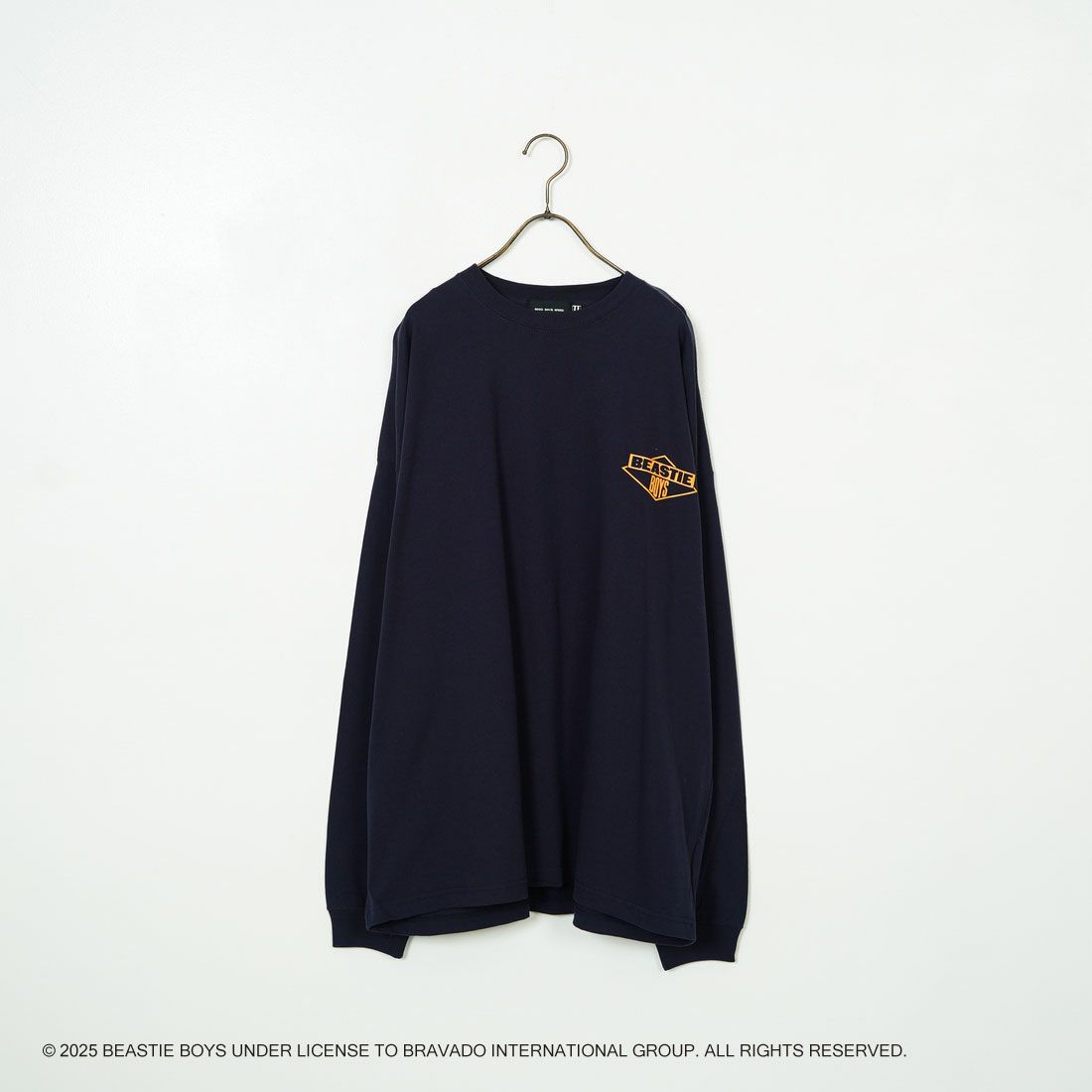 GOOD ROCK SPEED [グッドロックスピード] BEASTIE BOYS NAME ロングスリーブTシャツ [25BEA001W] NAVY